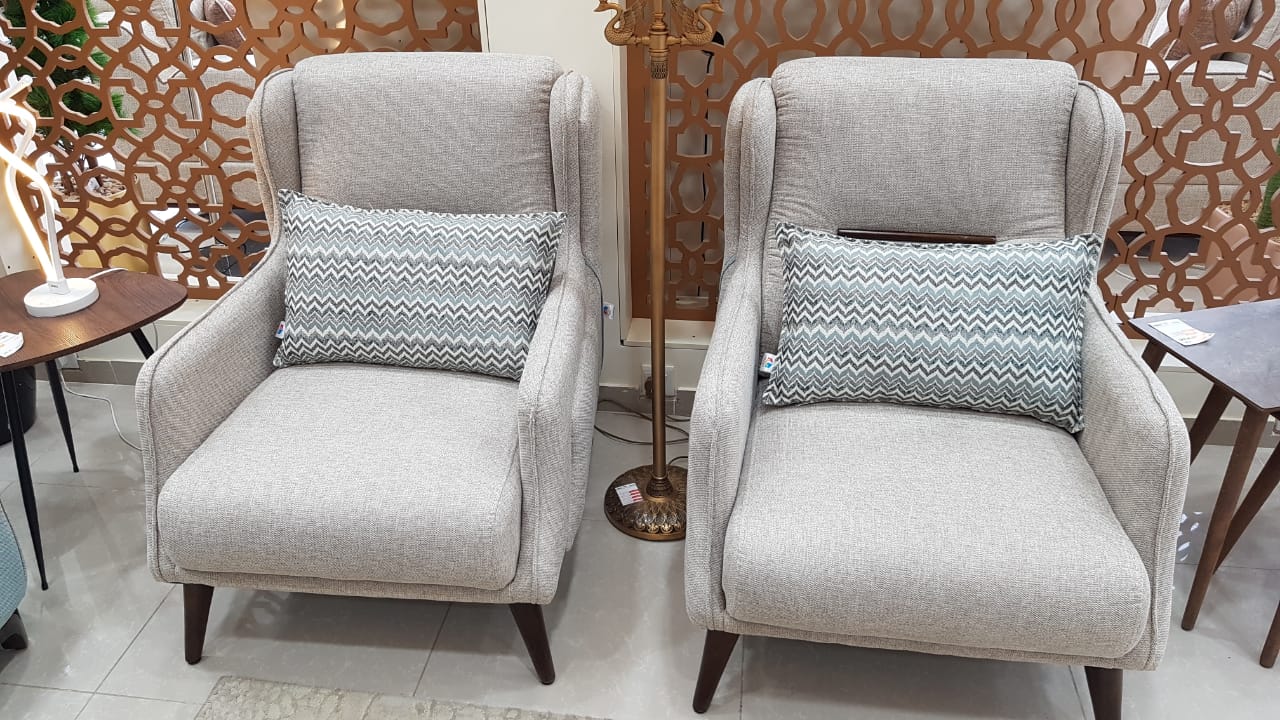 -ط.كنب أردنى 3+3+1+1 (كنبة تركواز+كنبة+2 كرسى لون بيج)