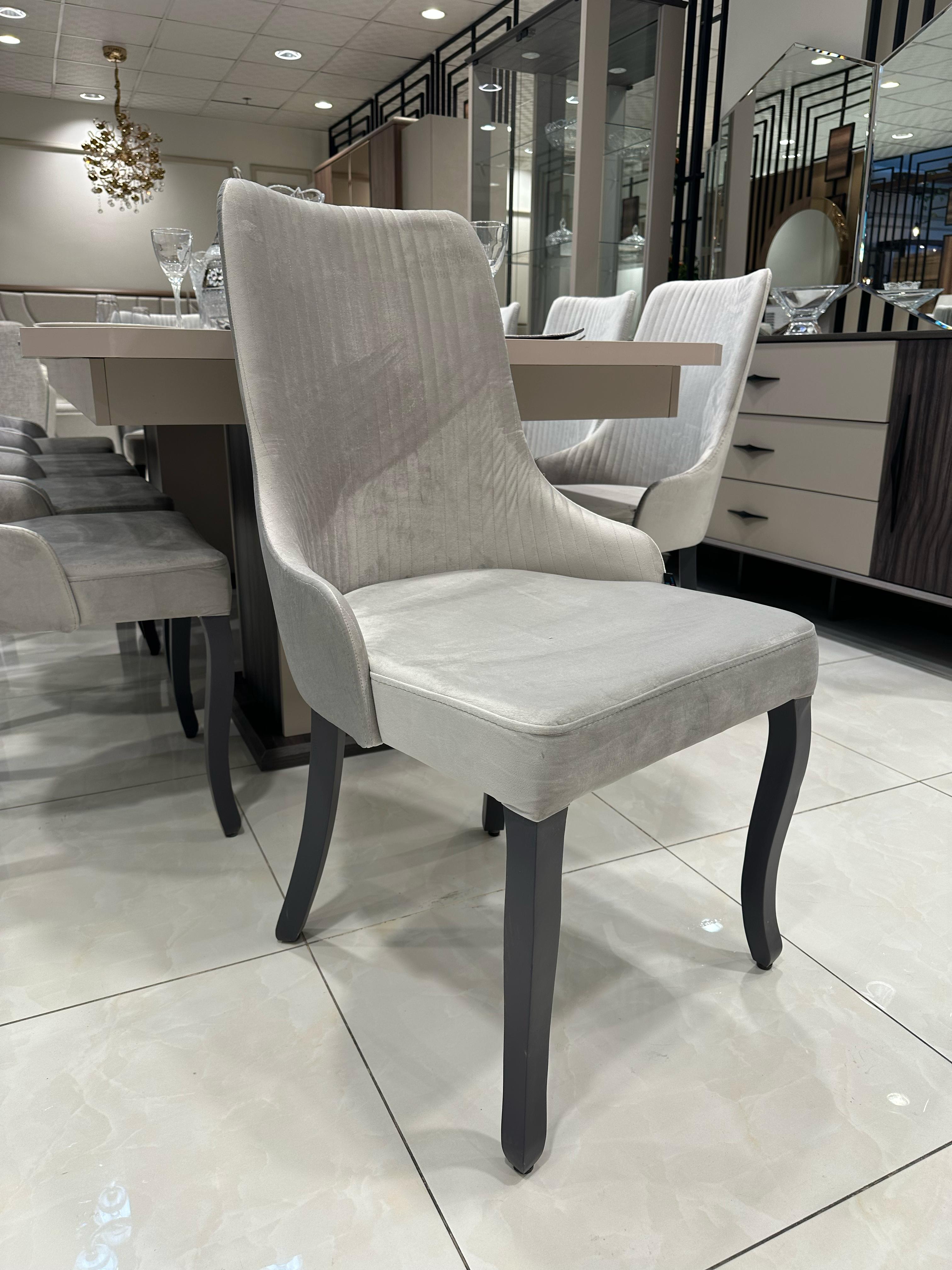 سفرة تركي 2.7م+بوفيه لون رمادي/10ك لون رصاصي